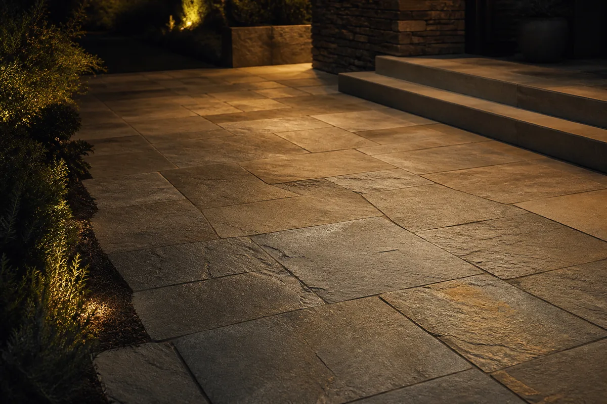 Le dallage en quartzite pour une terrasse : lecture d'un materiau clive